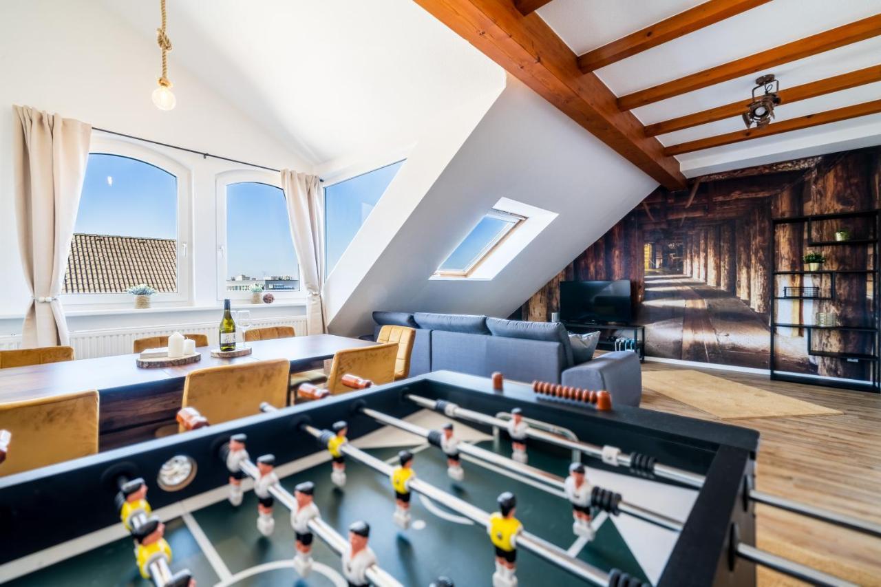 Stylisches Penthouse Zentral Tischfussball 100M2 Wii Hanover Exterior photo
